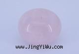 CLO01 19*30mm rondelle loose rose quartz gemstone beads wholesale