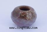 CLO11 19*30mm faceted rondelle loose unakite gemstone beads wholesale