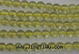 CLQ151 15.5 inches 6mm round natural lemon quartz beads wholesale