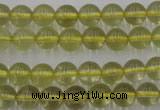 CLQ152 15.5 inches 8mm round natural lemon quartz beads wholesale