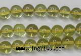 CLQ202 15.5 inches 8mm round natural lemon quartz beads wholesale