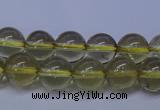 CLQ351 15 inches 6mm round natural lemon quartz beads wholesale
