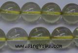 CLQ353 15 inches 10mm round natural lemon quartz beads wholesale