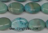 CLR372 15.5 inches 10*14mm oval dyed larimar gemstone beads