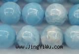 CLR605 15.5 inches 14mm round imitation larimar beads wholesale