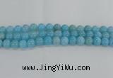 CLR73 15.5 inches 12mm round imitation larimar beads wholesale