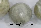 CLS04 15.5 inches 30mm faceted round large fossil coral beads