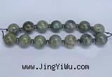 CLS201 7.5 inches 25mm round large Africa stone beads