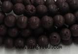 CLV202 15.5 inches 10mm round coffee natural lava beads wholesale