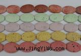 CLV305 15.5 inches 20*30mm oval lava beads wholesale