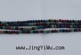 CLV520 15.5 inches 4mm round mixed lava beads wholesale