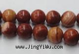 CMA203 15.5 inches 10mm round red malachite beads wholesale