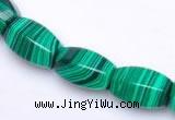 CMA26 10*14mm faceted drum imitate malachite beads Wholesale