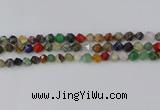CME107 15.5 inches 8mm faceted nuggets mixed gemstone beads