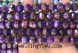 CME307 15.5 inches 8*11mm - 9*12mm pumpkin tiger eye beads