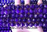 CME317 15.5 inches 8*10mm pumpkin amethyst gemstone beads