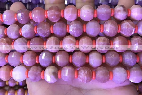CME326 15.5 inches 9*11mm - 10*12mm pumpkin moonstone beads