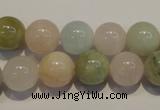 CMG15 15.5 inches 12mm round A grade natural morganite beads