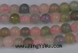 CMG171 15.5 inches 6mm round morganite gemstone beads wholesale