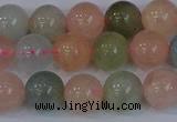 CMG173 15.5 inches 10mm round morganite gemstone beads wholesale