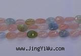 CMG233 15.5 inches 12*16mm flat teardrop morganite beads wholesale