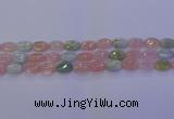 CMG237 15.5 inches 8*12mm oval morganite beads wholesale