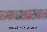 CMG238 15.5 inches 10*14mm oval morganite beads wholesale