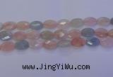 CMG267 15.5 inches 12*16mm faceted oval morganite beads