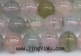 CMG391 15.5 inches 6mm round morganite gemstone beads