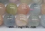 CMG392 15.5 inches 8mm round morganite gemstone beads