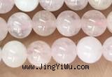 CMG408 15.5 inches 4mm round pink morganite beads wholesale
