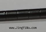 CMH103 15.5 inches 6*8mm tube magnetic hematite beads Wholesale