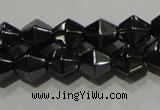 CMH135 15.5 inches 6*6mm faceted bicone magnetic hematite beads