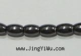 CMH145 15.5 inches 4*6mm rice magnetic hematite beads wholesale
