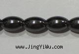 CMH147 15.5 inches 6*9mm rice magnetic hematite beads wholesale