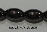CMH149 15.5 inches 8*12mm rice magnetic hematite beads wholesale