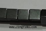 CMH161 15.5 inches 8*8mm cube magnetic hematite beads wholesale