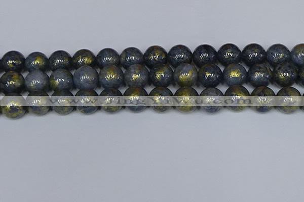 CMJ1004 15.5 inches 12mm round Mashan jade beads wholesale