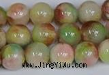 CMJ1076 15.5 inches 8mm round jade beads wholesale