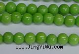 CMJ114 15.5 inches 6mm round Mashan jade beads wholesale