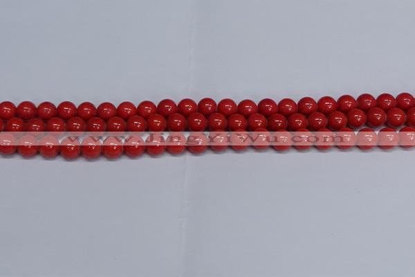 CMJ122 15.5 inches 8mm round Mashan jade beads wholesale
