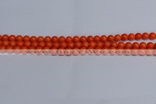 CMJ143 15.5 inches 8mm round Mashan jade beads wholesale