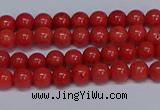 CMJ15 15.5 inches 4mm round Mashan jade beads wholesale