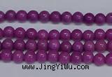 CMJ162 15.5 inches 4mm round Mashan jade beads wholesale
