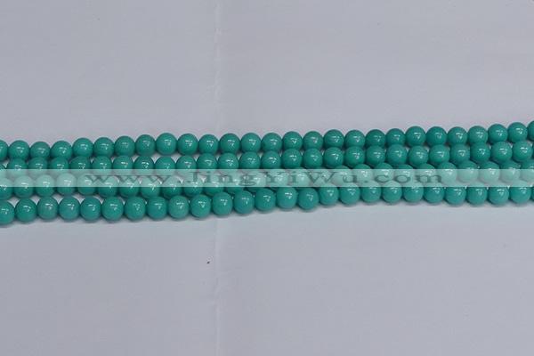 CMJ191 15.5 inches 6mm round Mashan jade beads wholesale
