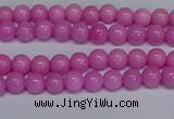 CMJ204 15.5 inches 4mm round Mashan jade beads wholesale