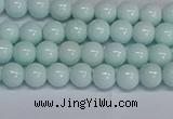 CMJ212 15.5 inches 6mm round Mashan jade beads wholesale