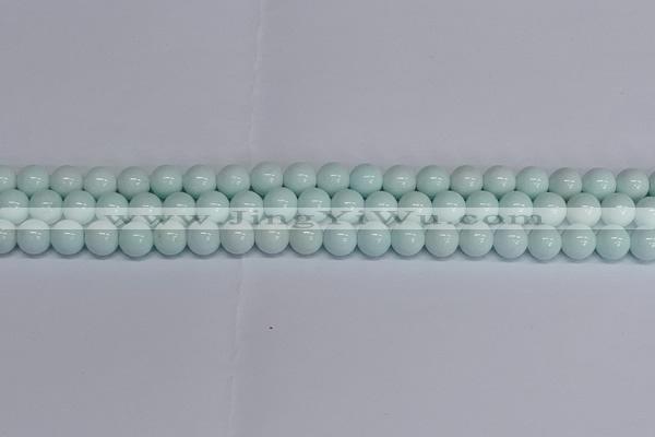 CMJ214 15.5 inches 10mm round Mashan jade beads wholesale
