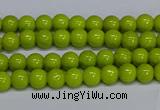 CMJ218 15.5 inches 4mm round Mashan jade beads wholesale