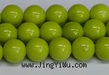 CMJ221 15.5 inches 10mm round Mashan jade beads wholesale